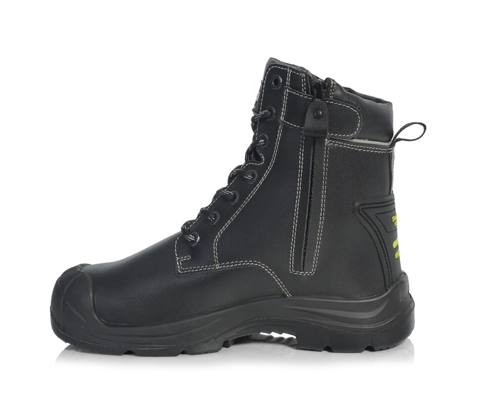 Columba PU/Rubber Combat Boot c/w Cap + Zip - Image 2